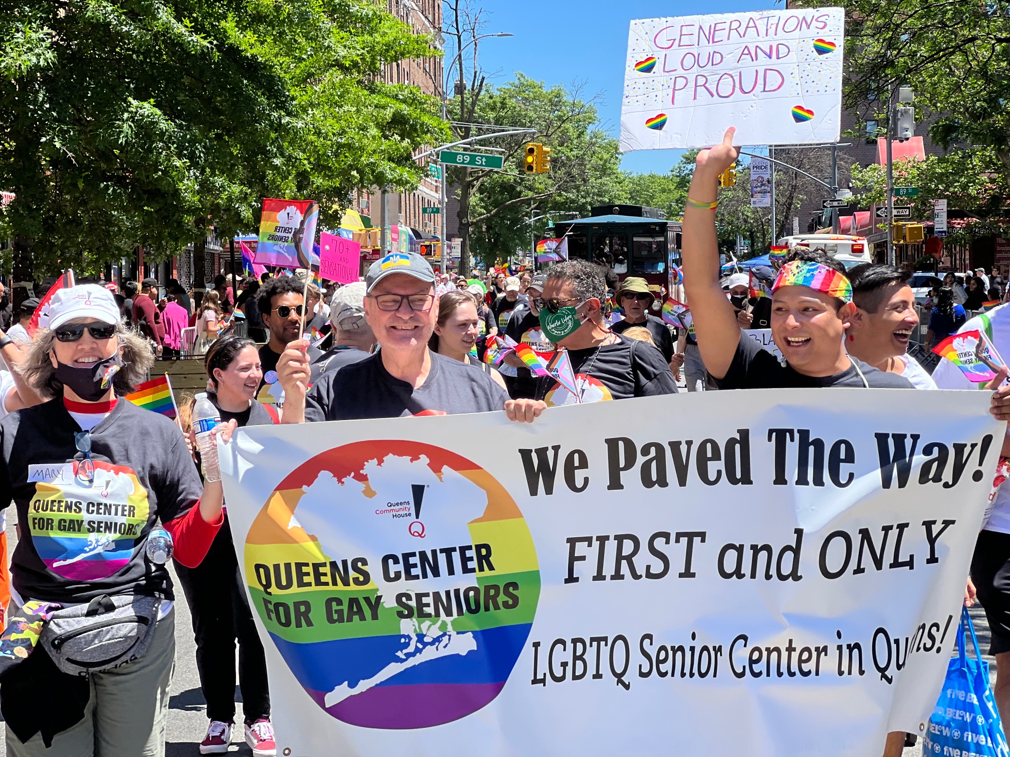 Queens Community House Youth and Older Adult LGBTQ Programs March
